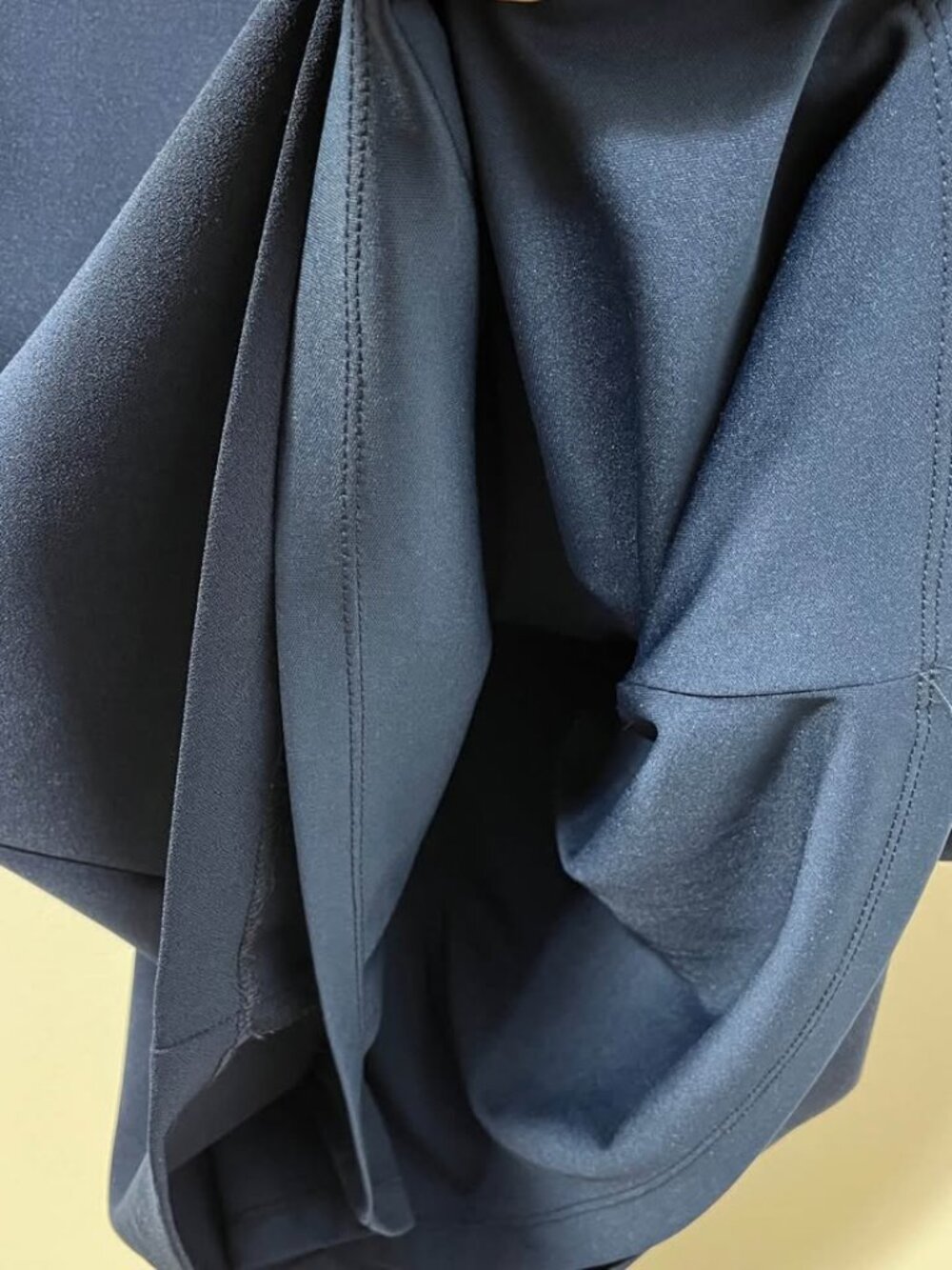 Navy 3/4 Sleeve Professional Neutral Dress | Classic Corpcore Workwear [sz 12] - Picture 8 of 9
